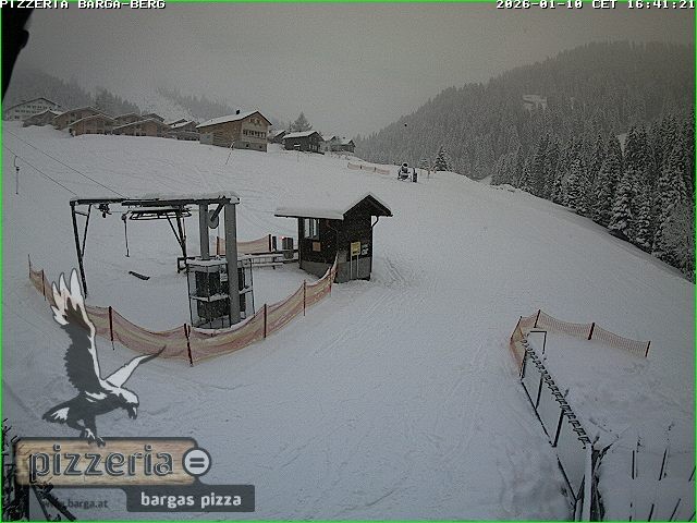 Archiv Foto Webcam Pizzeria Barga in Gargellen, Vorarlberg