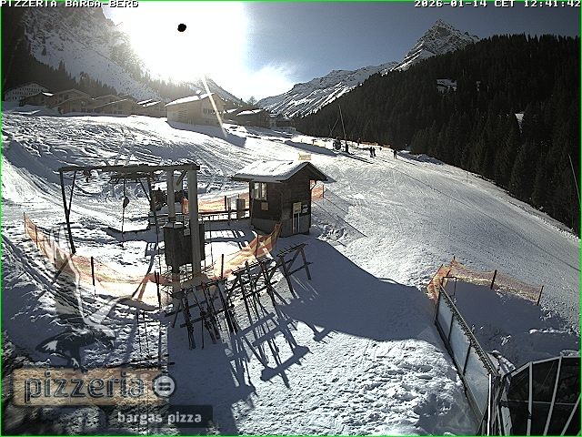Archiv Foto Webcam Pizzeria Barga in Gargellen, Vorarlberg