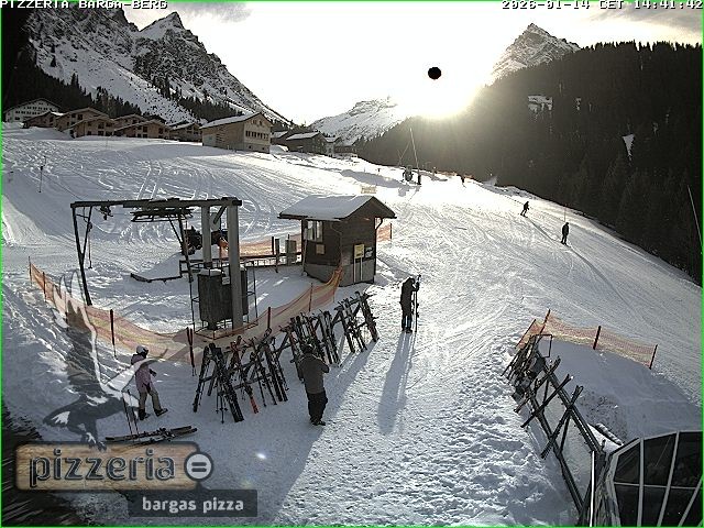 Archiv Foto Webcam Pizzeria Barga in Gargellen, Vorarlberg