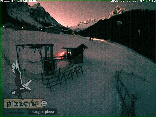 Archiv Foto Webcam Pizzeria Barga in Gargellen, Vorarlberg
