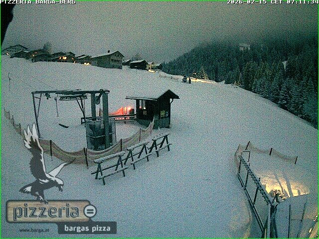 Archiv Foto Webcam Pizzeria Barga in Gargellen, Vorarlberg