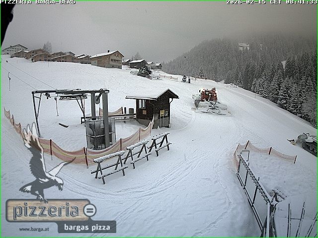 Archiv Foto Webcam Pizzeria Barga in Gargellen, Vorarlberg