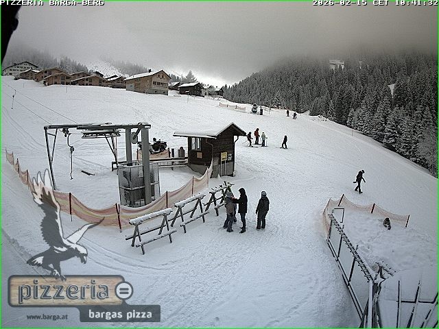 Archiv Foto Webcam Pizzeria Barga in Gargellen, Vorarlberg