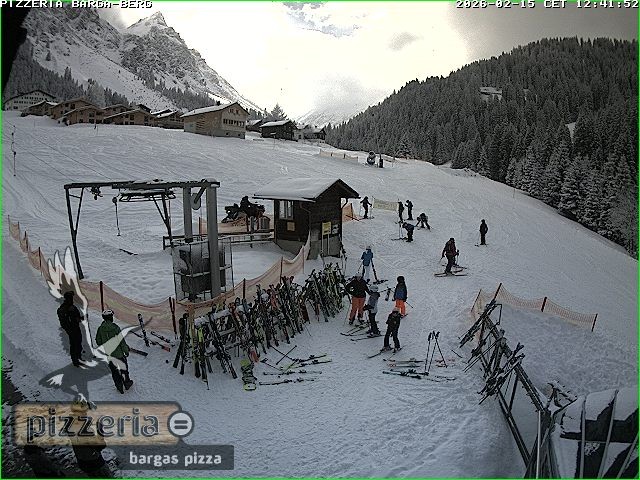 Archiv Foto Webcam Pizzeria Barga in Gargellen, Vorarlberg