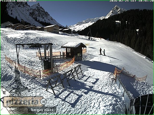 Archiv Foto Webcam Pizzeria Barga in Gargellen, Vorarlberg