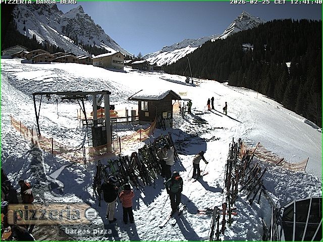 Archiv Foto Webcam Pizzeria Barga in Gargellen, Vorarlberg