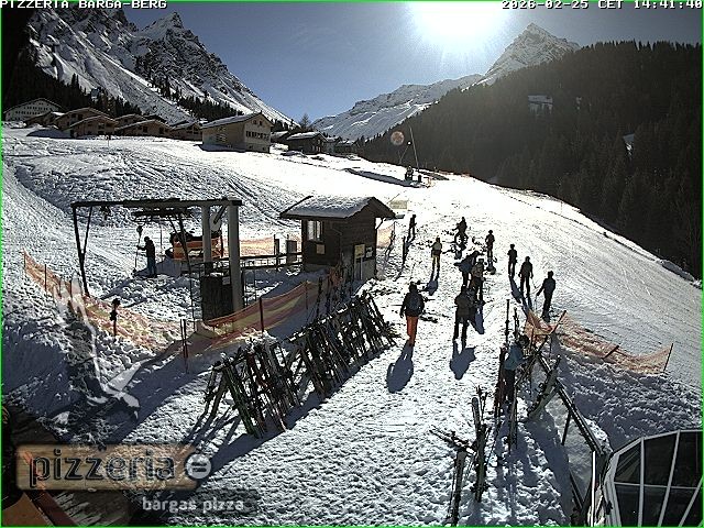 Archiv Foto Webcam Pizzeria Barga in Gargellen, Vorarlberg