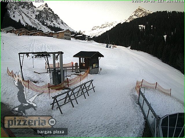 Archiv Foto Webcam Pizzeria Barga in Gargellen, Vorarlberg