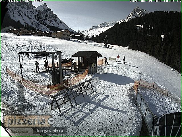 Archiv Foto Webcam Pizzeria Barga in Gargellen, Vorarlberg