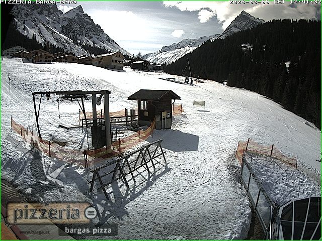 Archiv Foto Webcam Pizzeria Barga in Gargellen, Vorarlberg