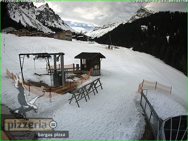 Archiv Foto Webcam Pizzeria Barga in Gargellen, Vorarlberg