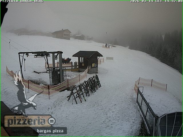 Archiv Foto Webcam Pizzeria Barga in Gargellen, Vorarlberg