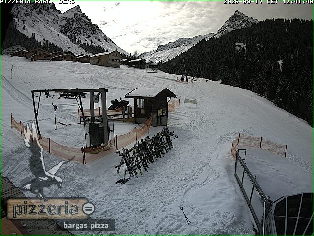 Archiv Foto Webcam Pizzeria Barga in Gargellen, Vorarlberg