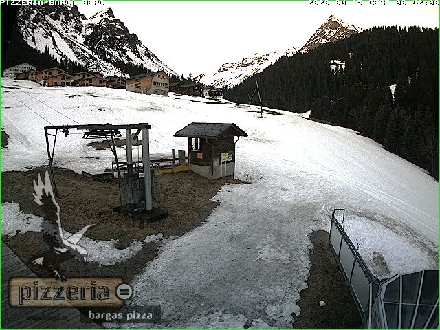 Archiv Foto Webcam Pizzeria Barga in Gargellen, Vorarlberg