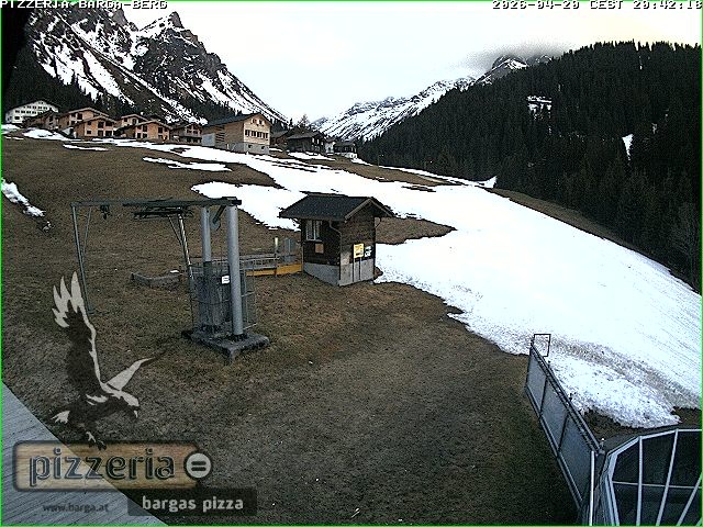Archiv Foto Webcam Pizzeria Barga in Gargellen, Vorarlberg