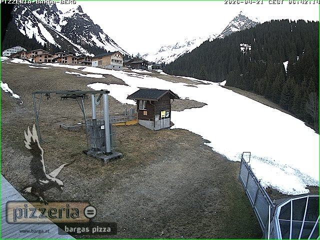 Archiv Foto Webcam Pizzeria Barga in Gargellen, Vorarlberg
