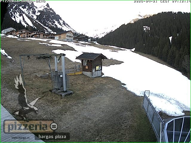 Archiv Foto Webcam Pizzeria Barga in Gargellen, Vorarlberg