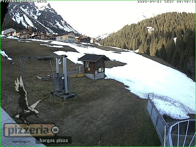 Archiv Foto Webcam Pizzeria Barga in Gargellen, Vorarlberg