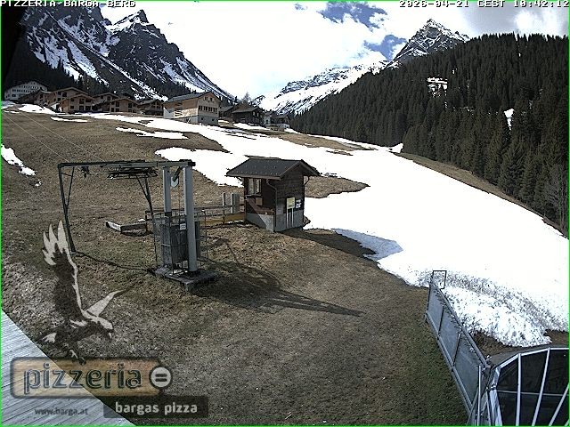 Archiv Foto Webcam Pizzeria Barga in Gargellen, Vorarlberg