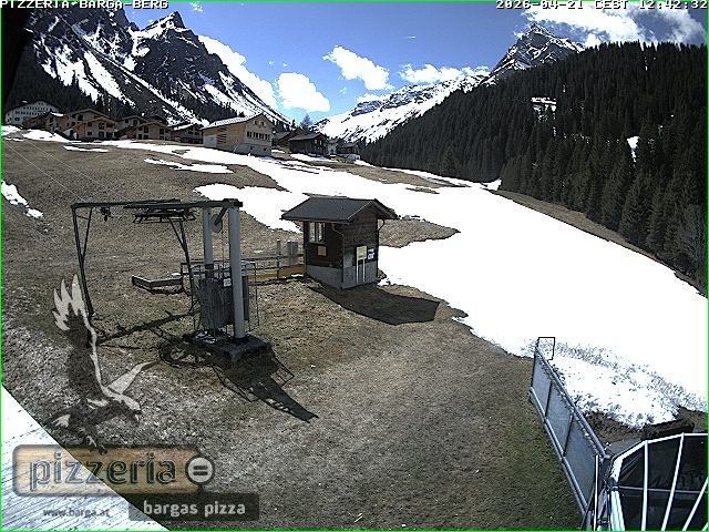Archiv Foto Webcam Pizzeria Barga in Gargellen, Vorarlberg