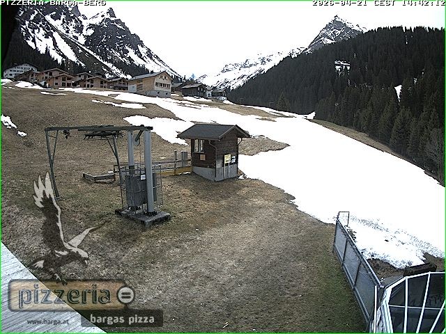Archiv Foto Webcam Pizzeria Barga in Gargellen, Vorarlberg