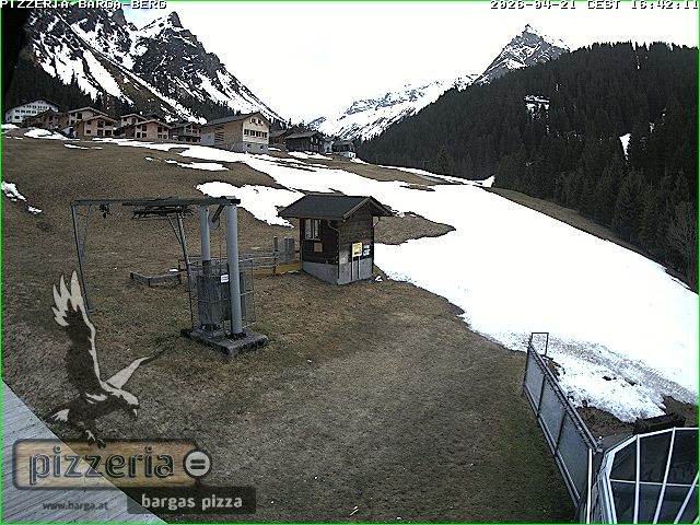 Archiv Foto Webcam Pizzeria Barga in Gargellen, Vorarlberg
