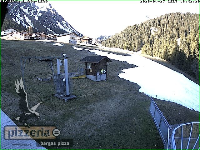 Archiv Foto Webcam Pizzeria Barga in Gargellen, Vorarlberg
