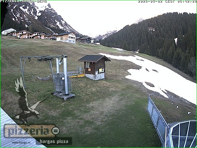 Archiv Foto Webcam Pizzeria Barga in Gargellen, Vorarlberg