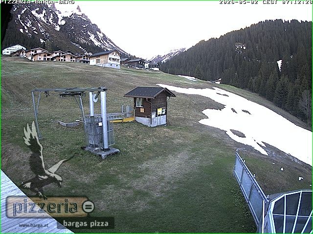 Archiv Foto Webcam Pizzeria Barga in Gargellen, Vorarlberg