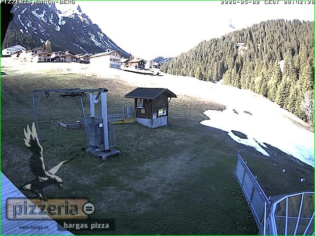 Archiv Foto Webcam Pizzeria Barga in Gargellen, Vorarlberg