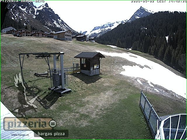 Archiv Foto Webcam Pizzeria Barga in Gargellen, Vorarlberg