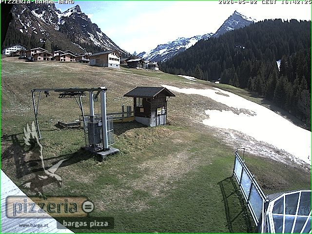 Archiv Foto Webcam Pizzeria Barga in Gargellen, Vorarlberg