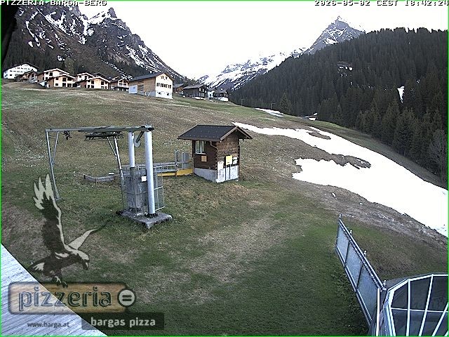 Archiv Foto Webcam Pizzeria Barga in Gargellen, Vorarlberg