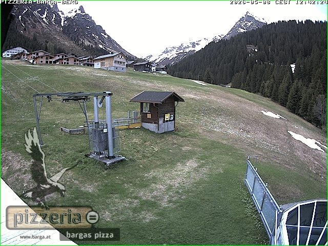 Archived image Webcam restaurant "Pizzeria Barga" in Gargellen, Vorarlberg