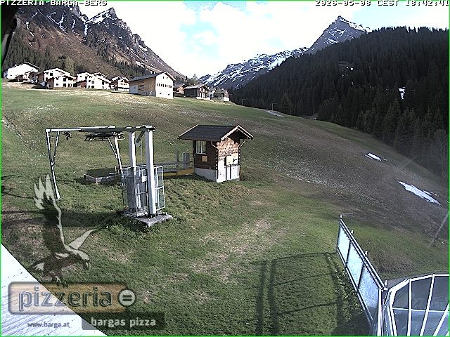 Archiv Foto Webcam Pizzeria Barga in Gargellen, Vorarlberg