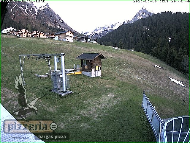 Archiv Foto Webcam Pizzeria Barga in Gargellen, Vorarlberg