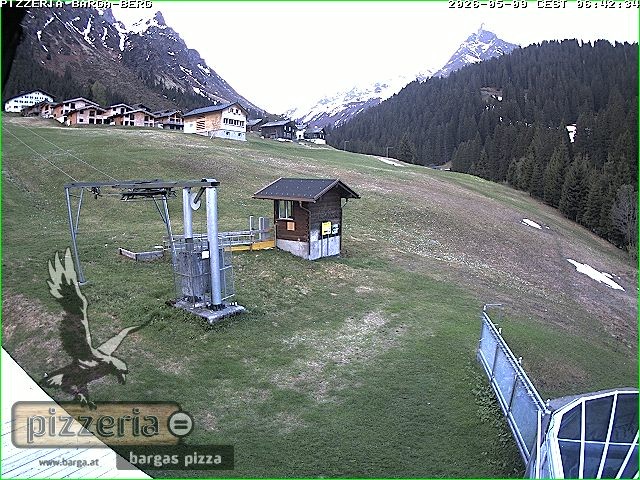 Archiv Foto Webcam Pizzeria Barga in Gargellen, Vorarlberg