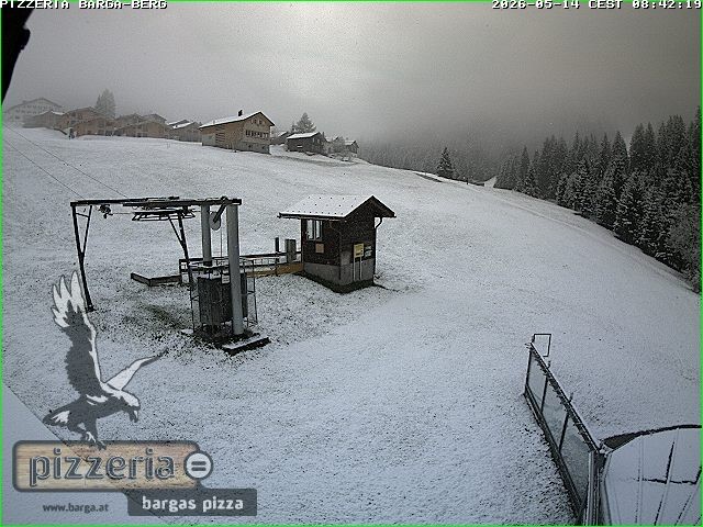 Archiv Foto Webcam Pizzeria Barga in Gargellen, Vorarlberg