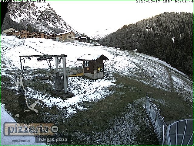 Archiv Foto Webcam Pizzeria Barga in Gargellen, Vorarlberg