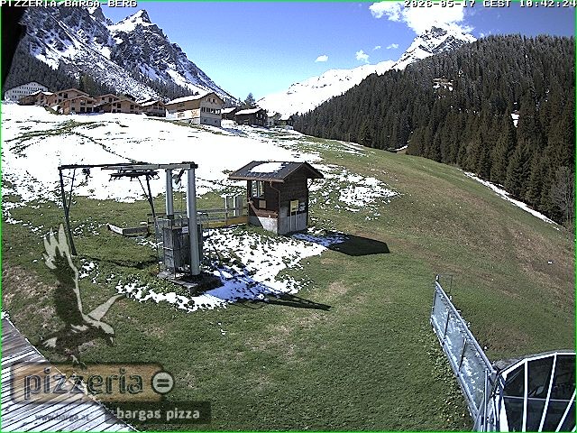 Archiv Foto Webcam Pizzeria Barga in Gargellen, Vorarlberg