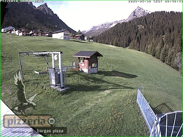 Archiv Foto Webcam Pizzeria Barga in Gargellen, Vorarlberg