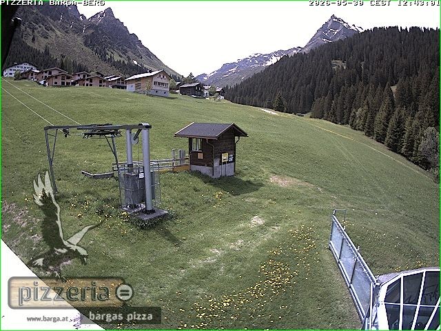 Archiv Foto Webcam Pizzeria Barga in Gargellen, Vorarlberg