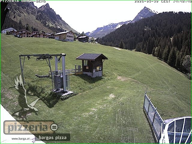 Archiv Foto Webcam Pizzeria Barga in Gargellen, Vorarlberg