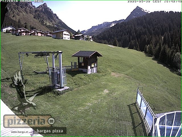 Archiv Foto Webcam Pizzeria Barga in Gargellen, Vorarlberg