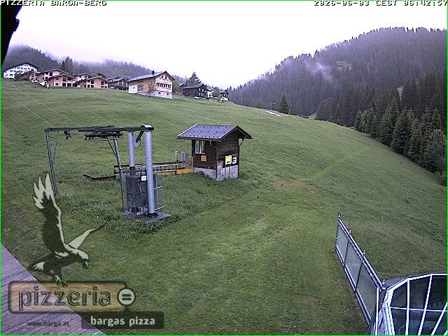 Archiv Foto Webcam Pizzeria Barga in Gargellen, Vorarlberg