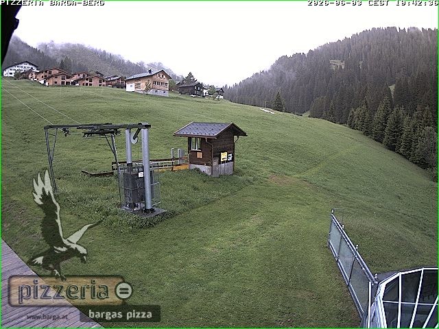 Archiv Foto Webcam Pizzeria Barga in Gargellen, Vorarlberg