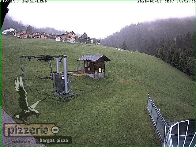Archiv Foto Webcam Pizzeria Barga in Gargellen, Vorarlberg