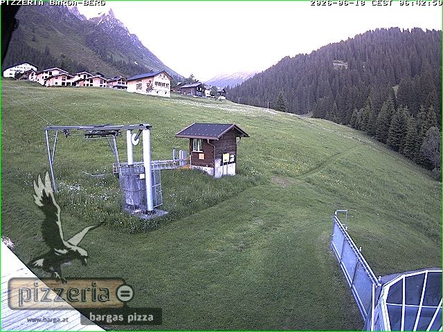 Archiv Foto Webcam Pizzeria Barga in Gargellen, Vorarlberg