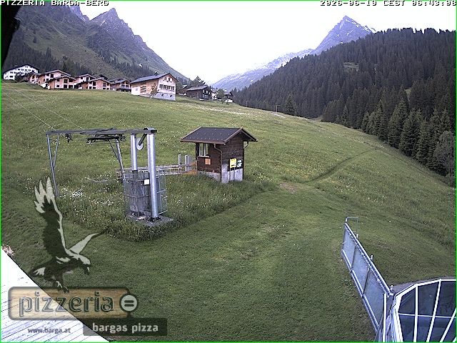 Archiv Foto Webcam Pizzeria Barga in Gargellen, Vorarlberg