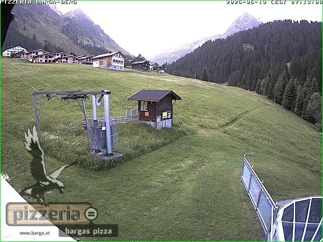 Archiv Foto Webcam Pizzeria Barga in Gargellen, Vorarlberg